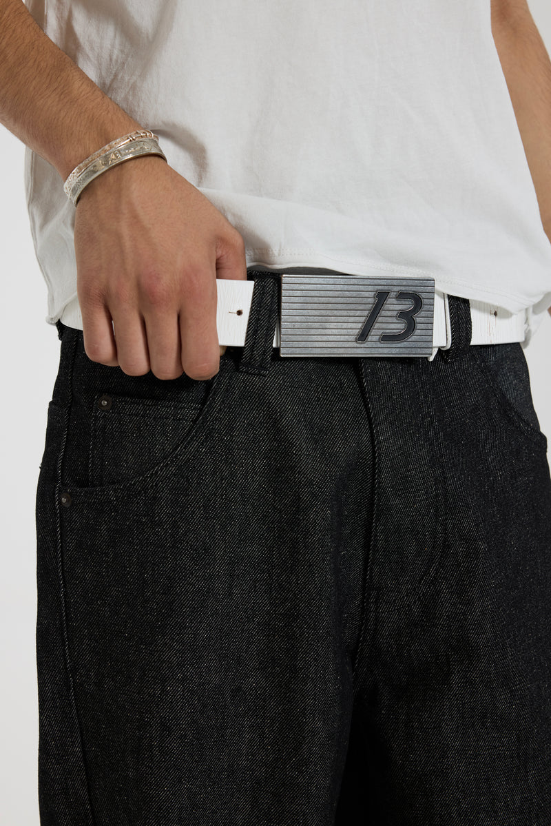 13 White Leather Belt - JMA6740_F3