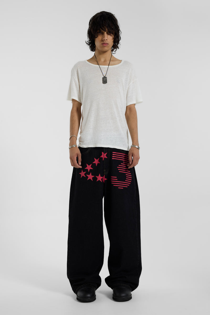 LDN XL Colossus Heart Jeans - JMJE7108_FLF1