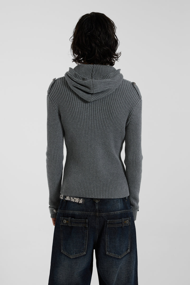 Dornan Drummer Knit Hoodie - JMKW6785_B1