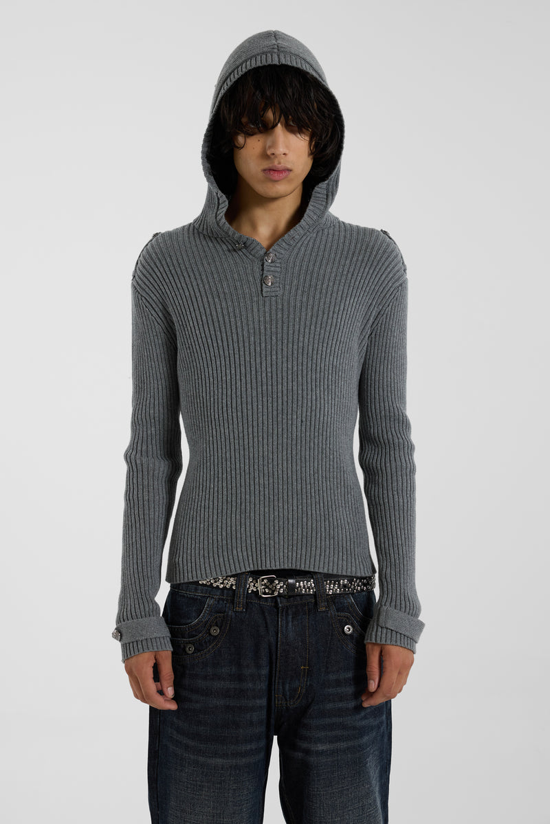 Dornan Drummer Knit Hoodie - JMKW6785_F6