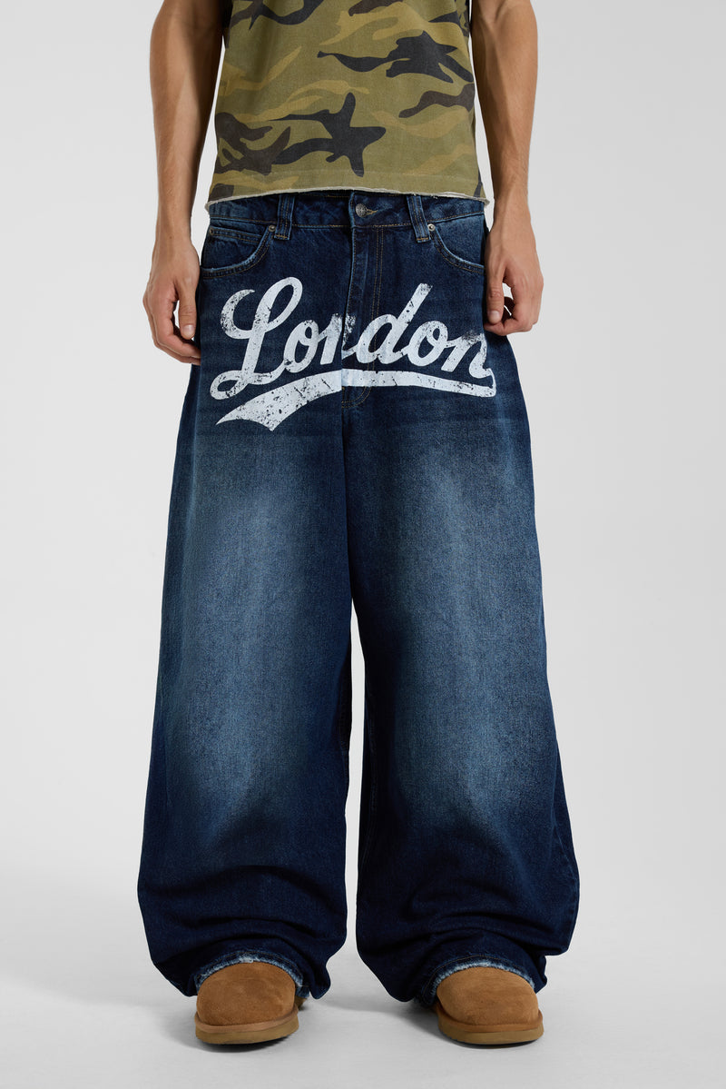 LDN XL Colossus Blue Jeans – view 14
