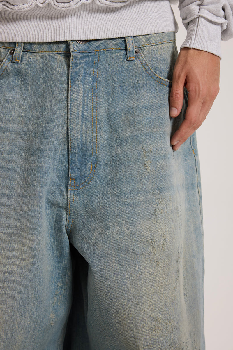 Light Wash Slub XL Colossus Jeans – view 10