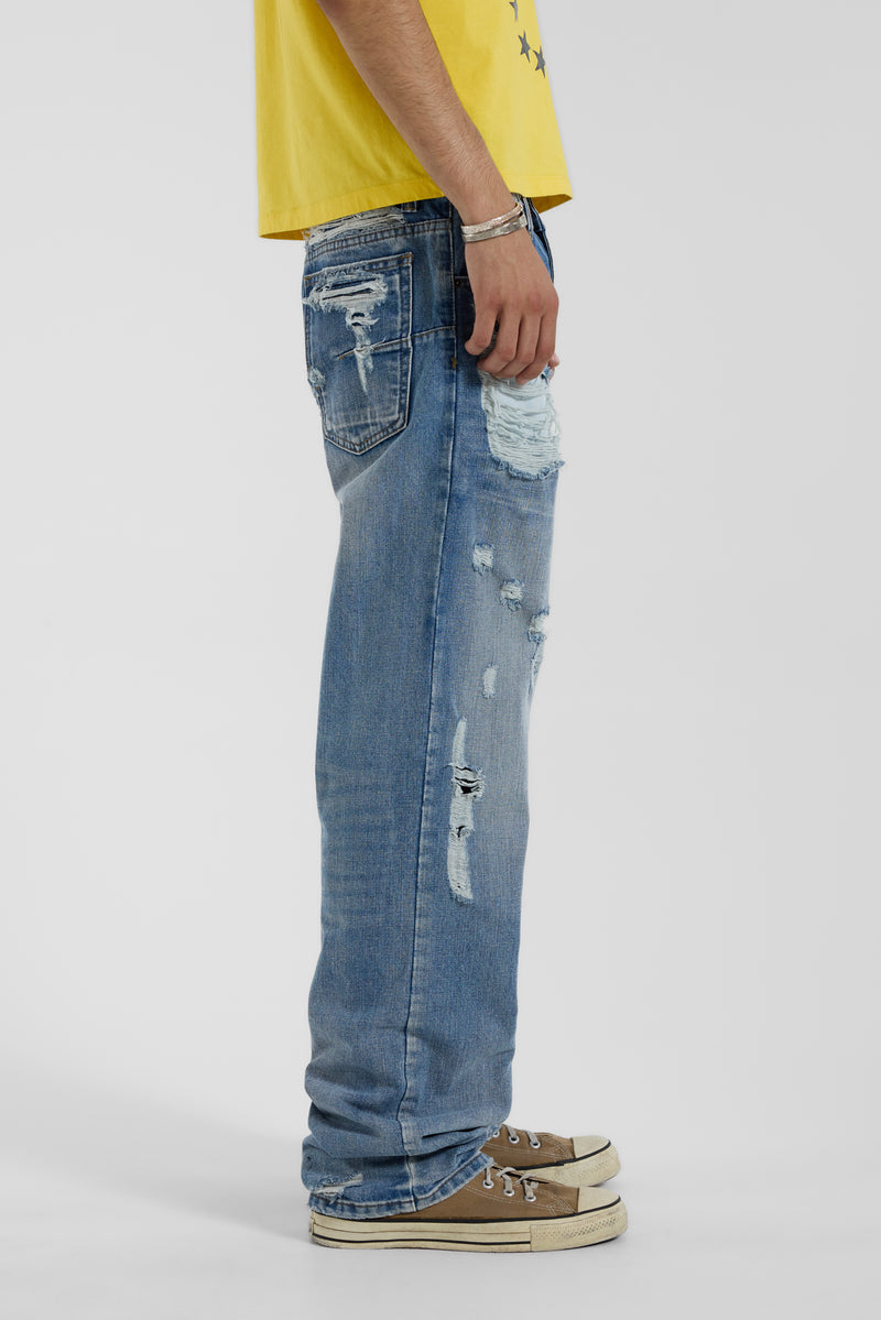 Metal Stud Waistband Muse Jean - JMJE6671_F5