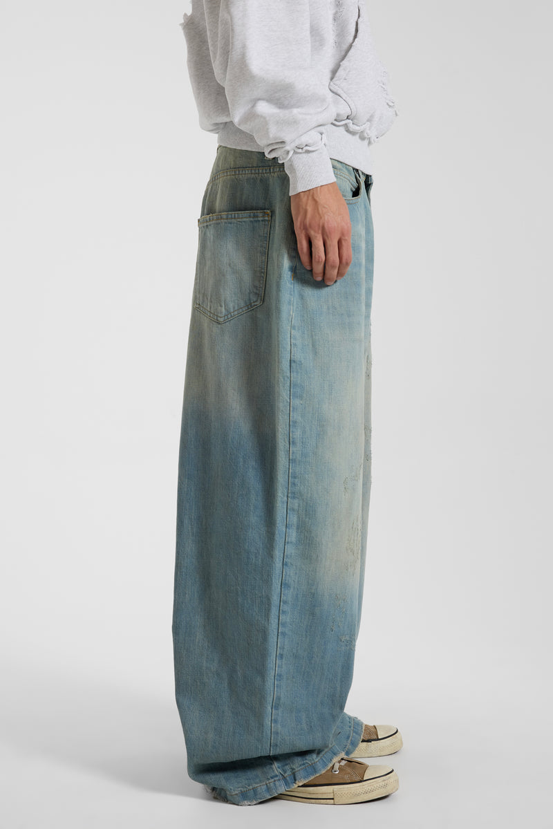 Light Wash Slub XL Colossus Jeans – view 9