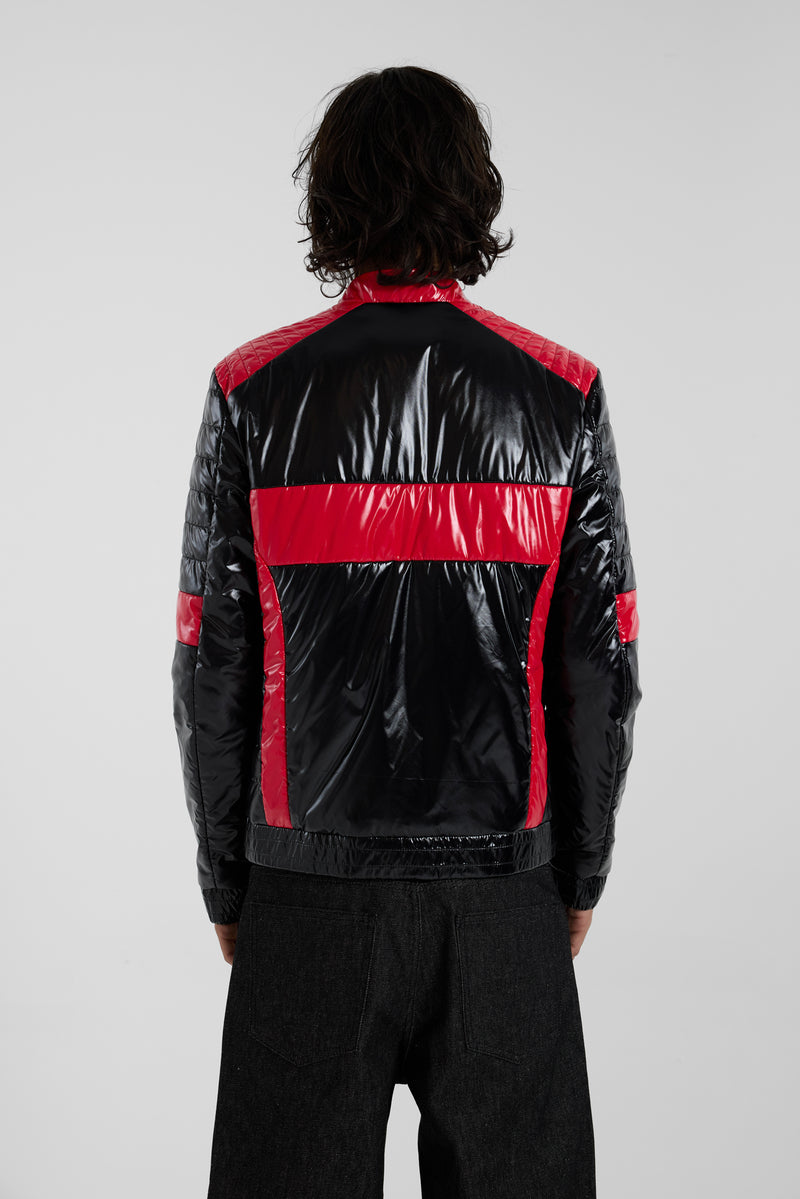 Racing Shiny Padded Jacket - JMJK6749_B1