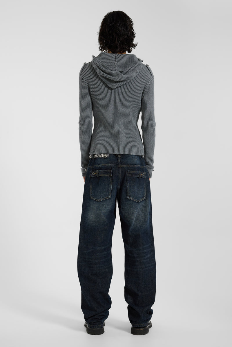 Drummer Low Rise Straight Leg Jeans - JMJE6323_FLB1