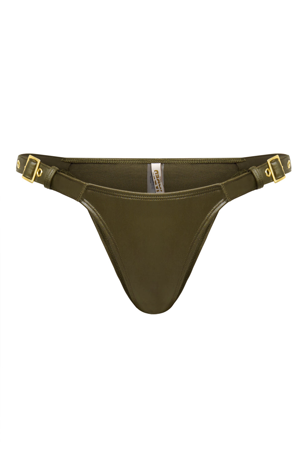 Hydra Micro Bikini Bottoms with Buckle Detail