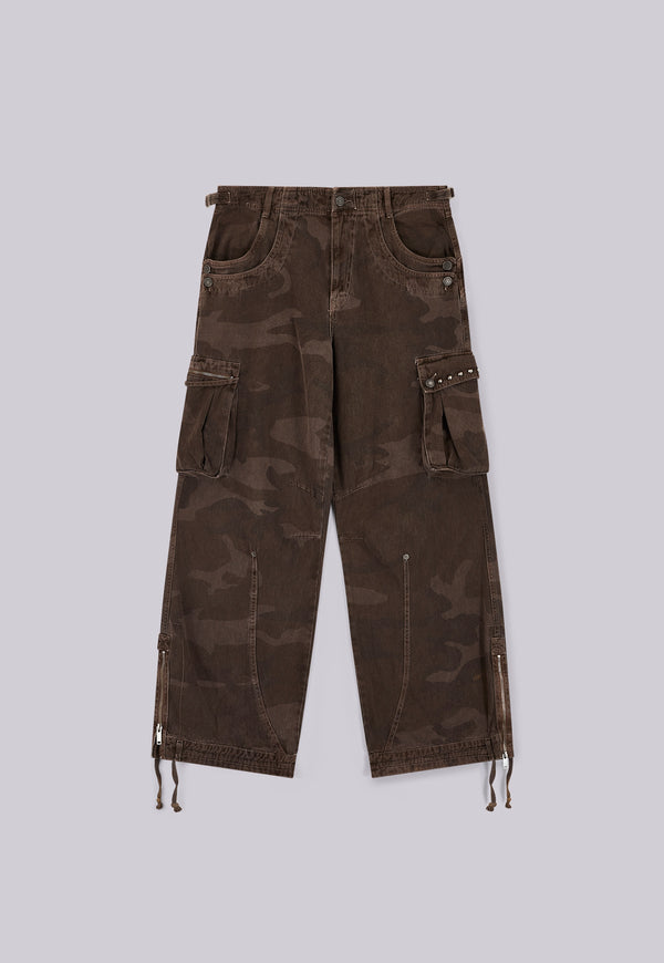 Brown Trooper Cargo Pants