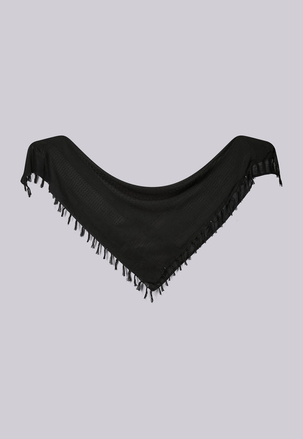 Black Pierce Scarf