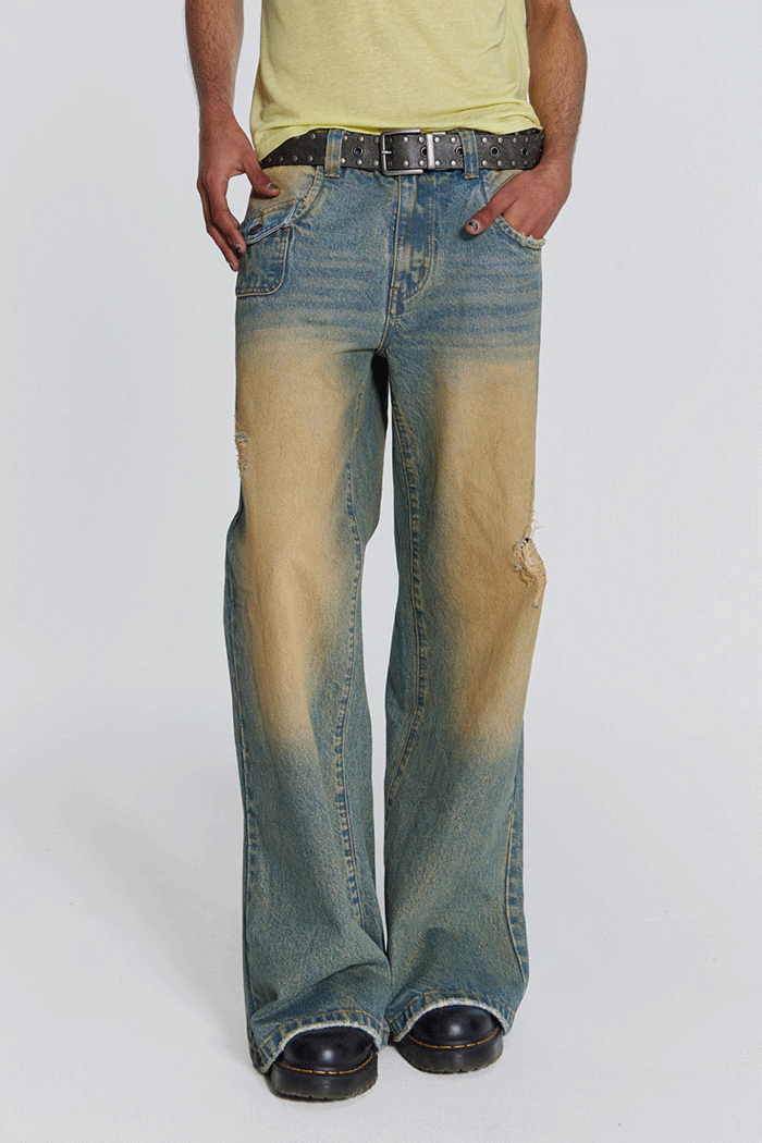 Sand Wash Blaze Jeans | Jaded London