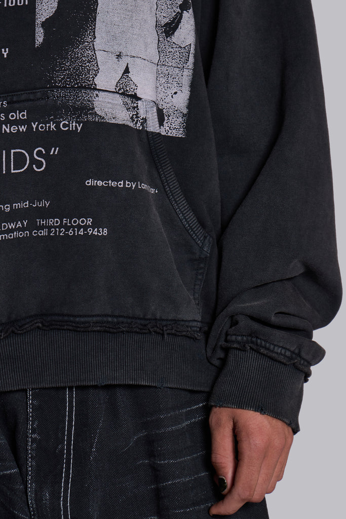 Open Casting Black Hoodie