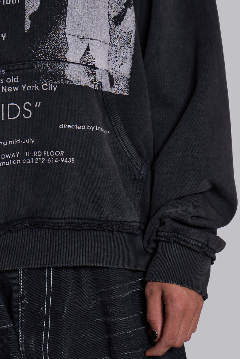 Open Casting Black Hoodie