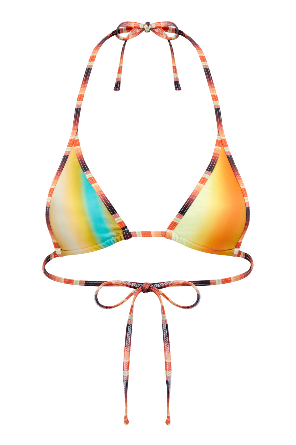 Sunset Micro Triangle Bikini Top