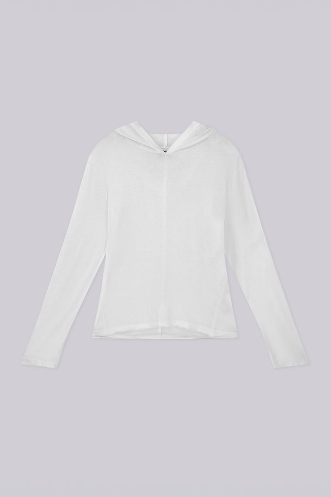 White Marl Mist Hoodie