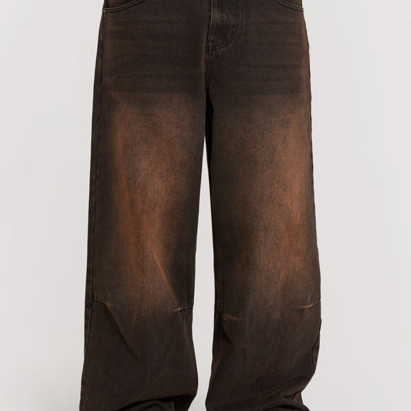 Vintage Brown Colossus Fit Jeans