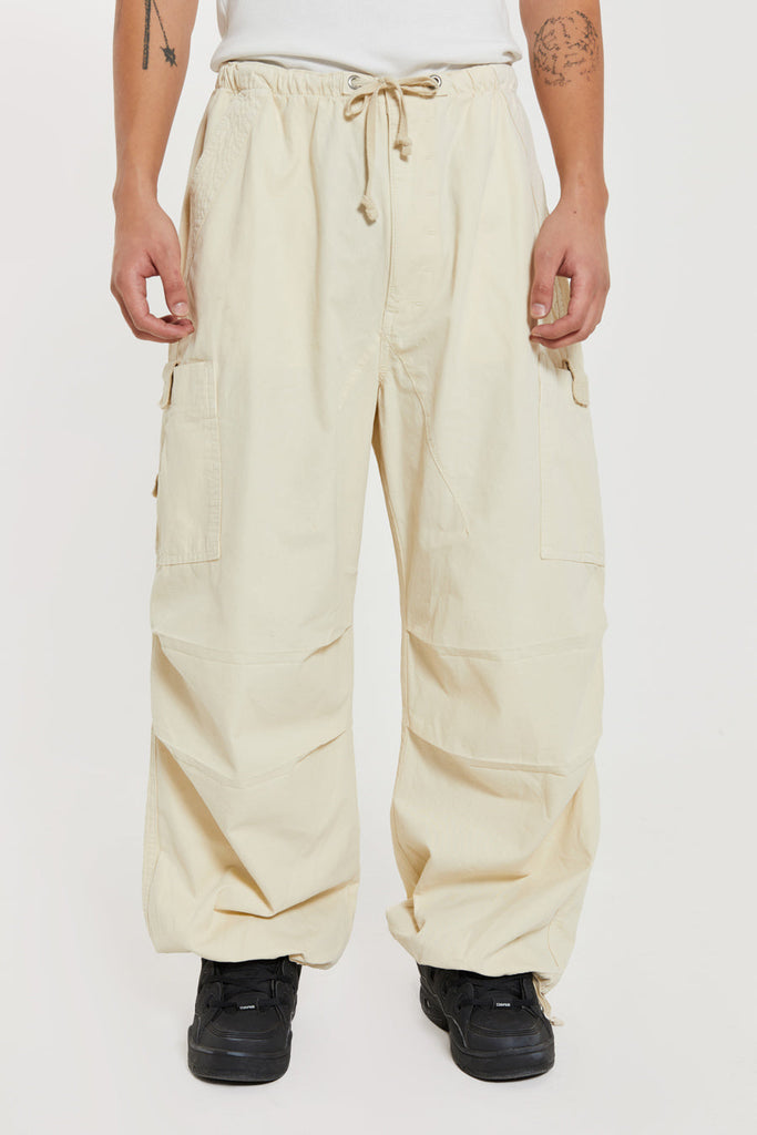 Buy Beige Four Pocket Cargo Pants Pure Cotton for Best Price