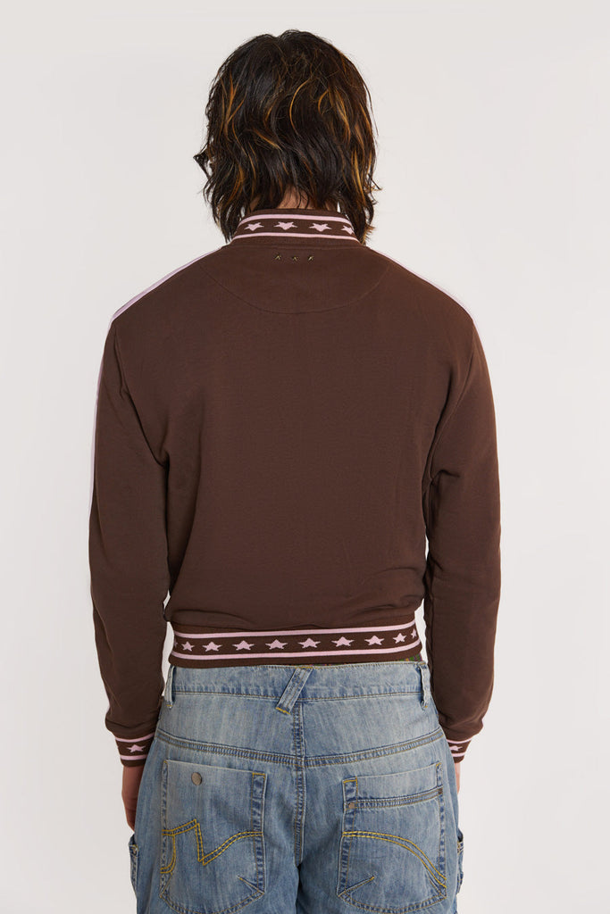 Brown & Pink Tracktop | Jaded London