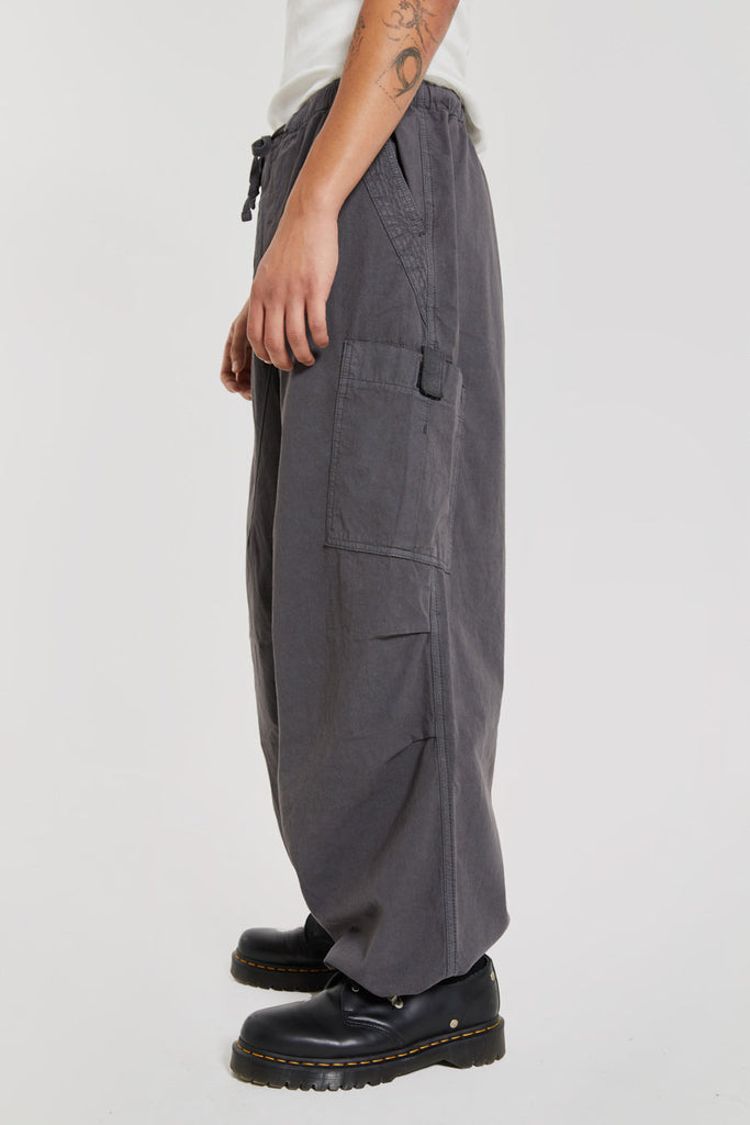 Free People Summers Over Cargo Pants Gray Women's Size 8
