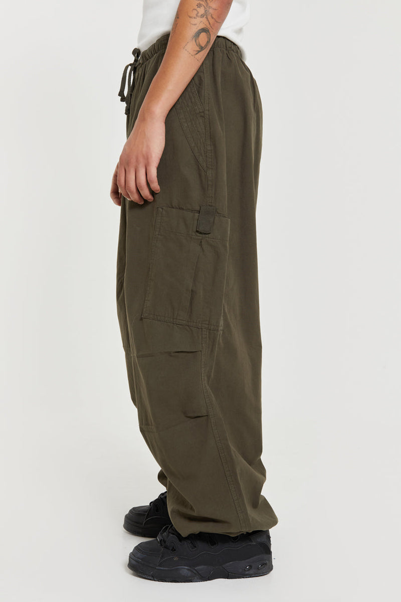 Oversized Parachute Pants Cargo Style with Drawstring – Vanity Island  Magazine