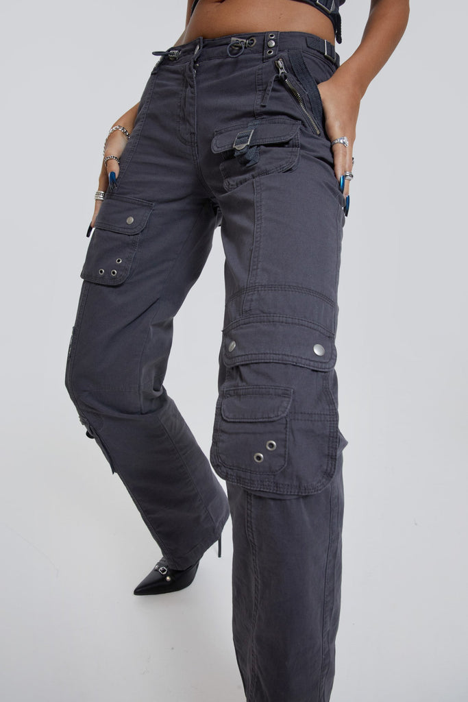 High Standards Wide Leg Cargo Pant - Grey | Fashion Nova, Pants | Fashion  Nova