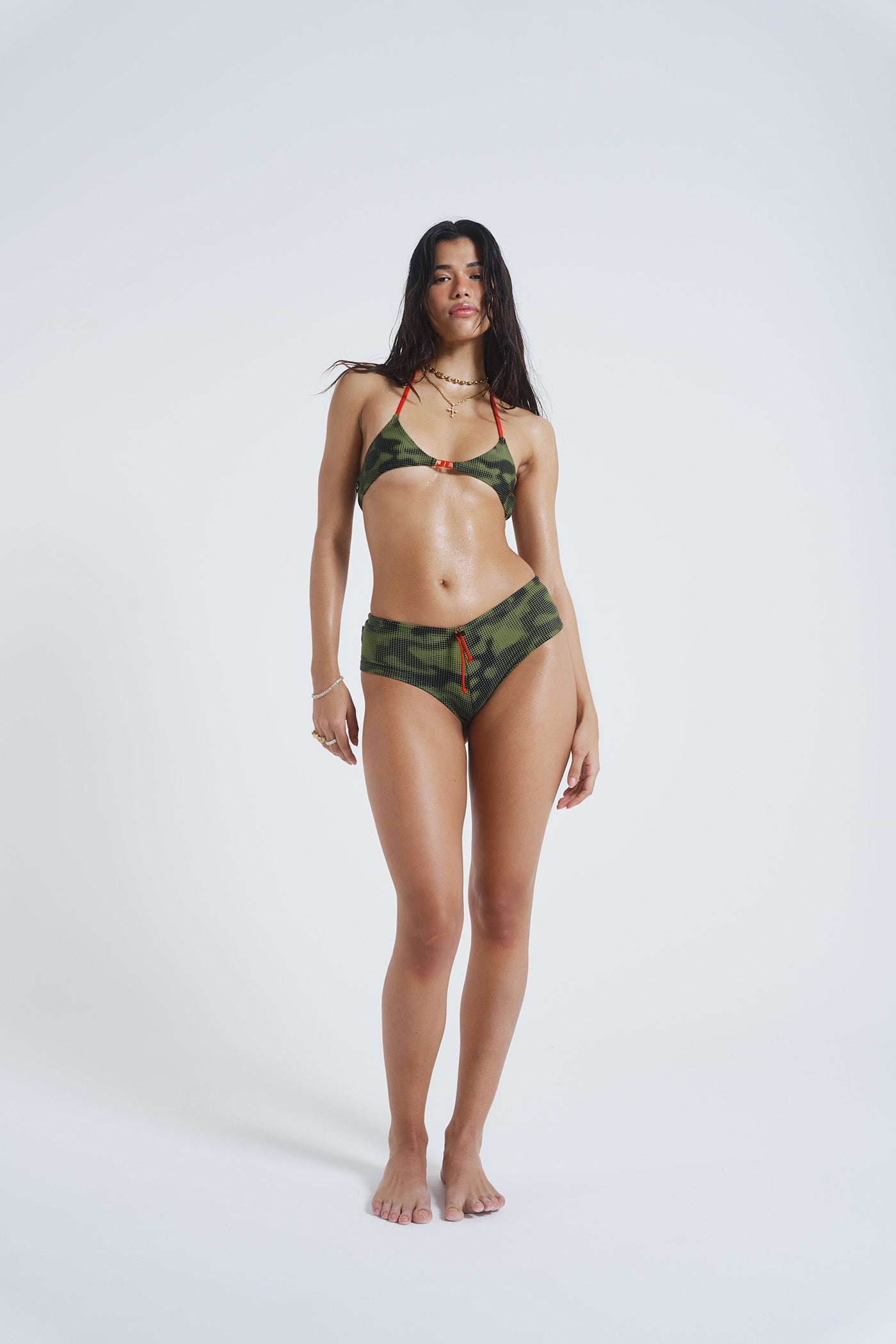 Astro Camo Hot Pant Bikini Bottoms