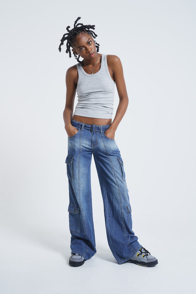 Elephant Pants Jeans for Women Women's Casual Loose Ripped Denim Pants  | eBay