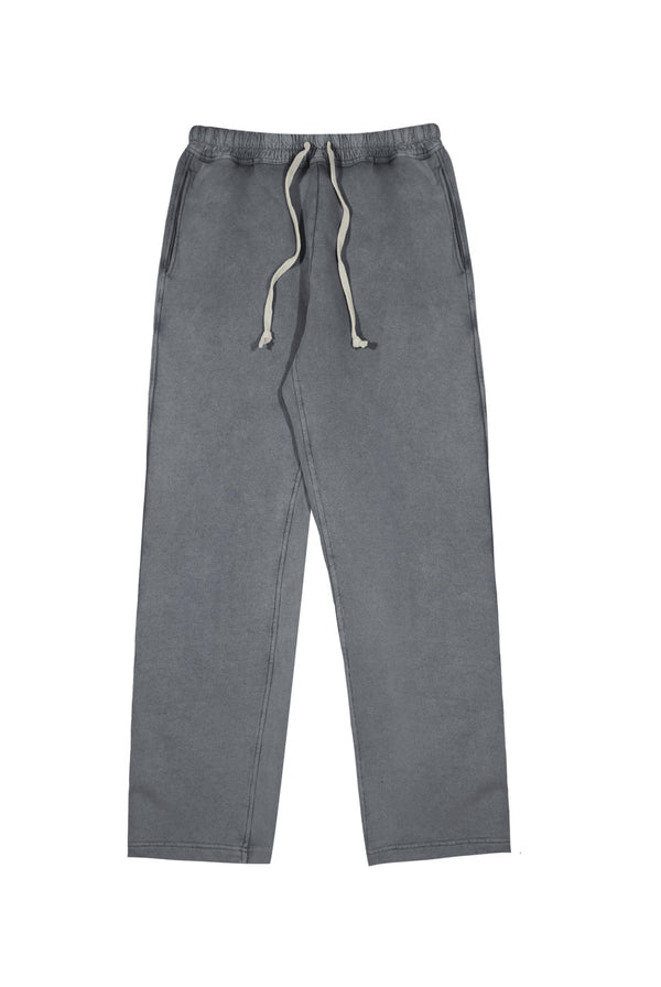 Chrome grey relaxed fit joggers with drawstring waistband detail. 