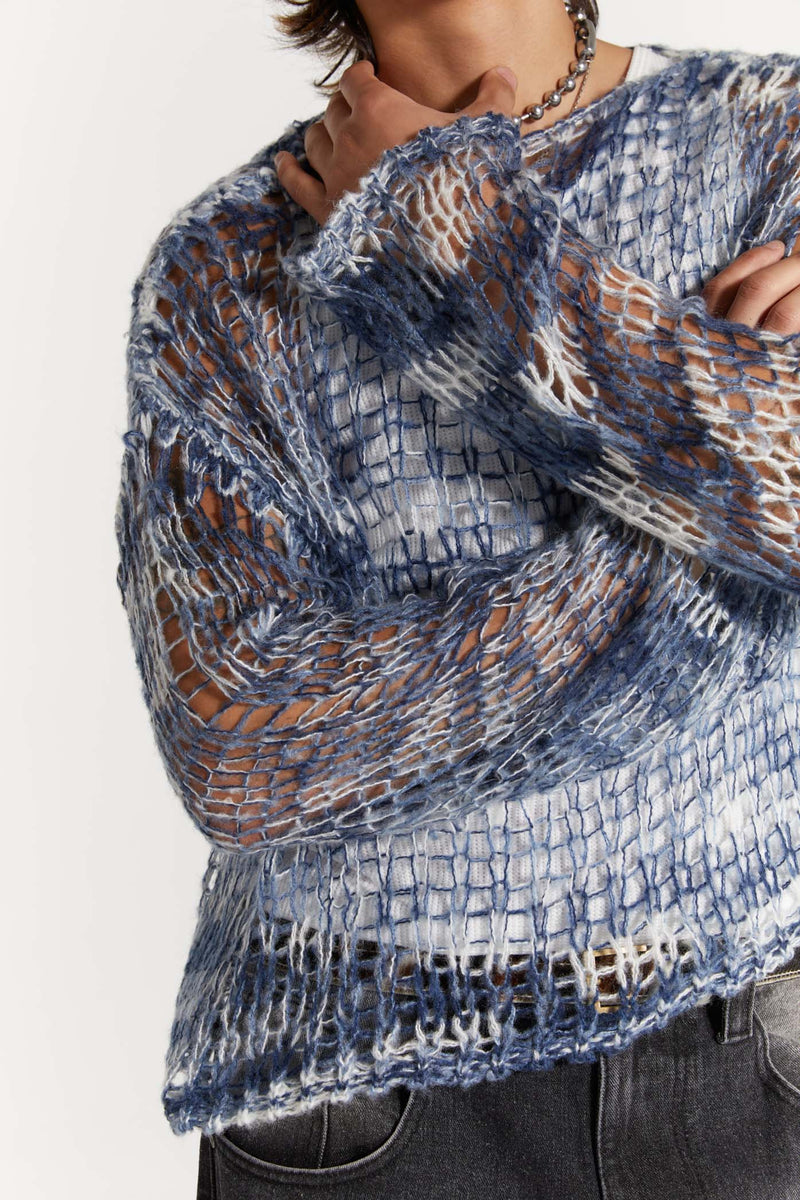 Blue Ombre Knit Jaded London