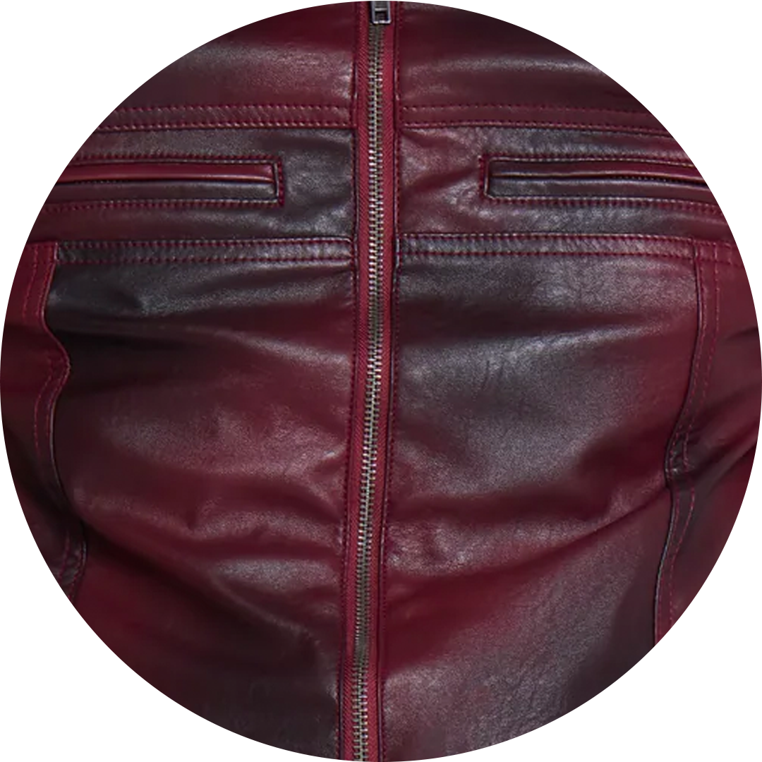 Oxblood Piston Jacket