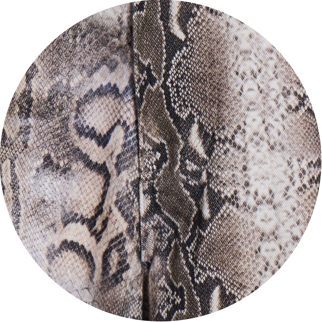 Boa Snake Print Colossus Jeans