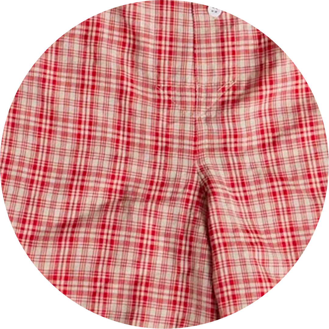 Red Gingham Printed Boxers