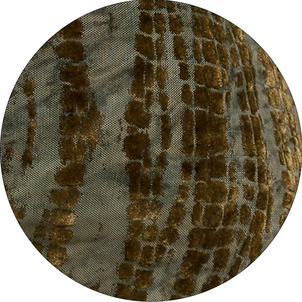 Ophidian Devore Backless Mini Dress in Croc