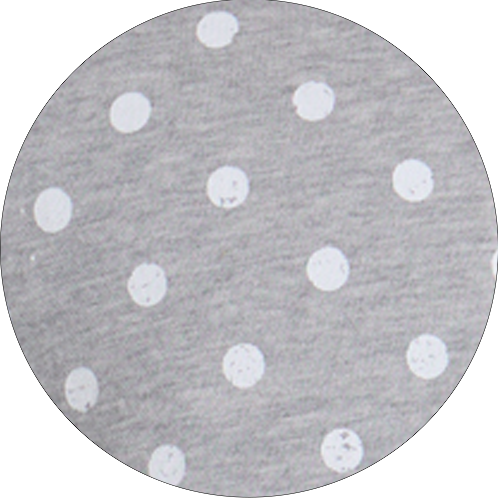 Grey Polkadot Hoodie