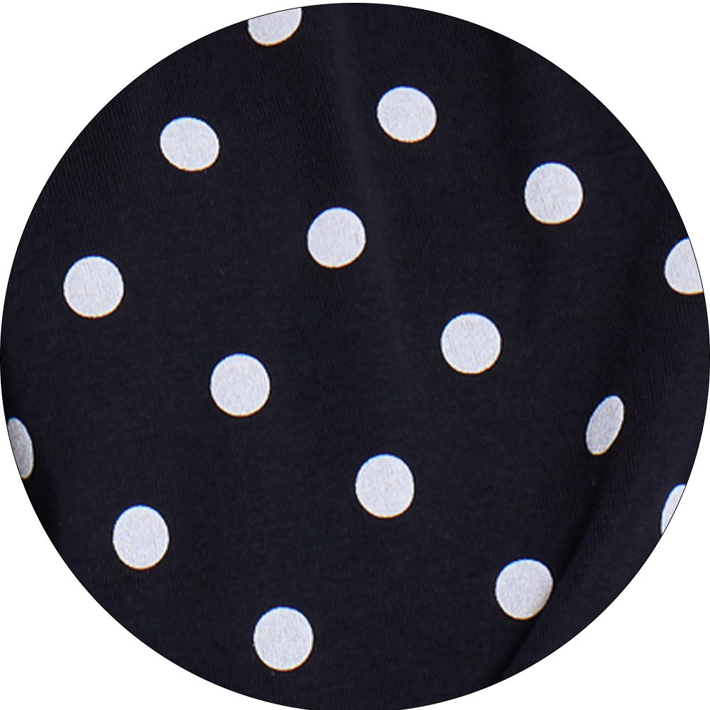 Enya Backless Mini Dress in XL Polkadot