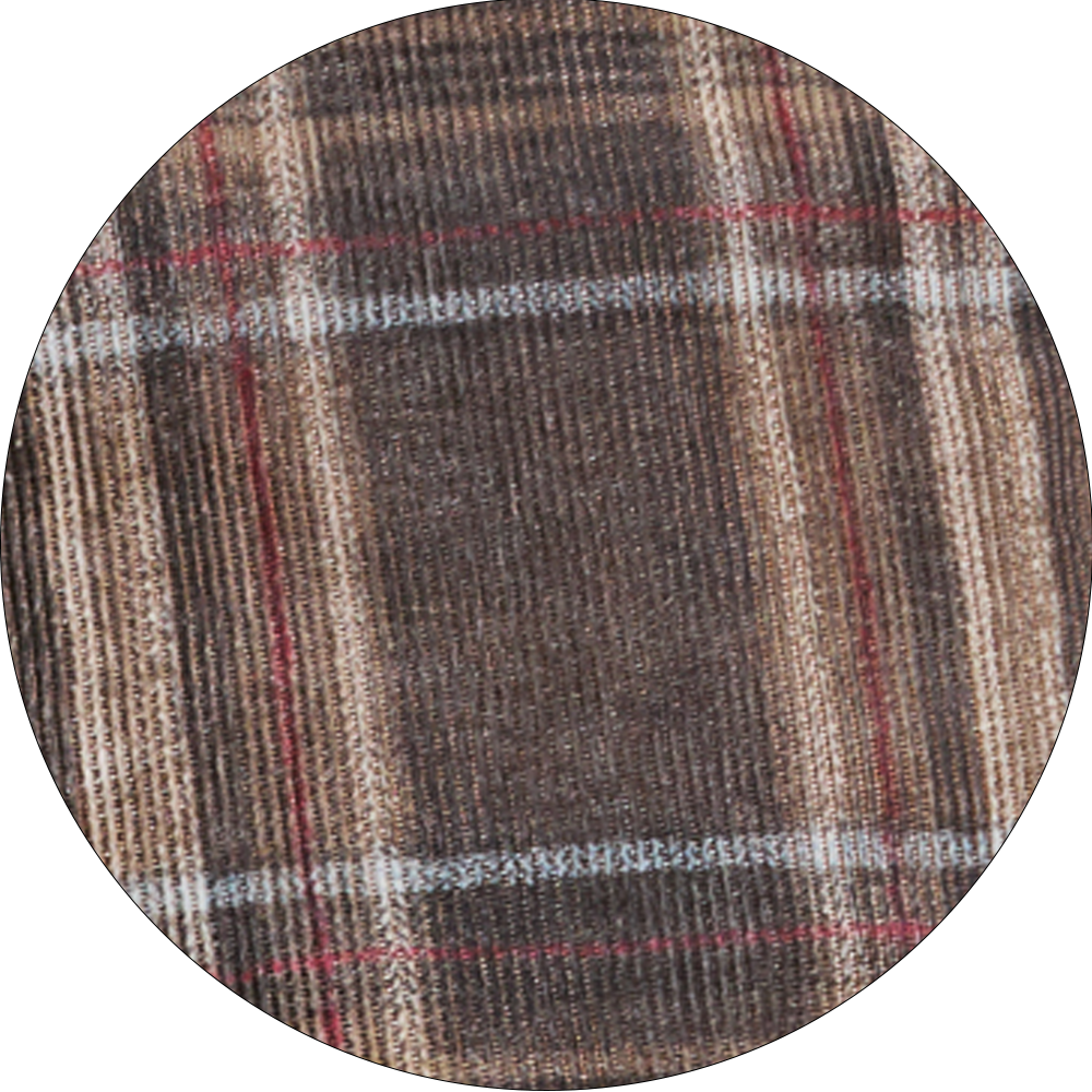 Brown Check Cadet Shorts