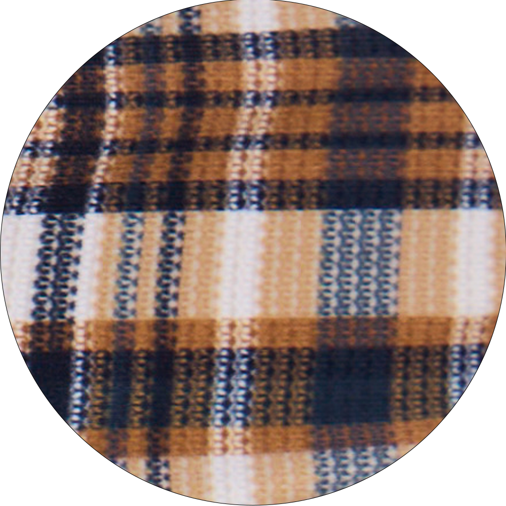 Brown Checked In Bikini Hot Pants